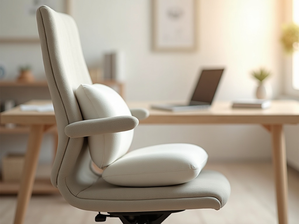 Poduszka ergonomiczna do siedzenia na krześle biurowym w home office